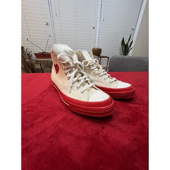 Comme Des Garcon Canvas High Top Shoes Size 11 Male | Size 13 Women - Picture 11 of 13